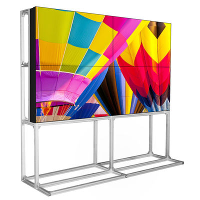 στενή Bezel 1.7mm οθόνη 4k 55Inch LCD που συνδέει την οθόνη για τη διαφήμιση
