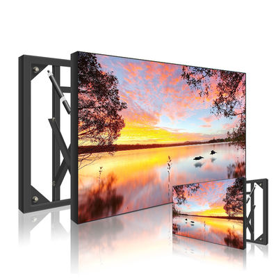 65Inch στενή Bezel επίδειξη 2x2 3x3 1080p LCD που διαφημίζει τον τηλεοπτικό τοίχο