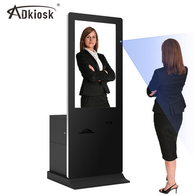 διαλογικός θάλαμος 49Inch φωτογραφιών Selfie περίπτερων οθόνης αφής 604mm LCD