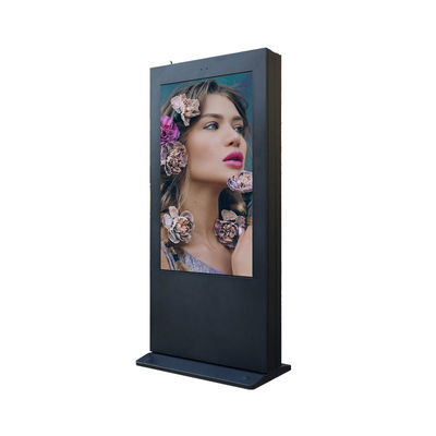 Υπαίθριο ψηφιακό σύστημα σηματοδότησης 55 VGA HDMI αντιδιαβρωτικό κιβώτιο ίντσας 1920*1080 3000nits