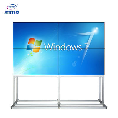 εσωτερικό τηλεοπτικό Bezel τοίχων 2x2 3.5mm 46Inch FHD με το υποστήριγμα αργιλίου