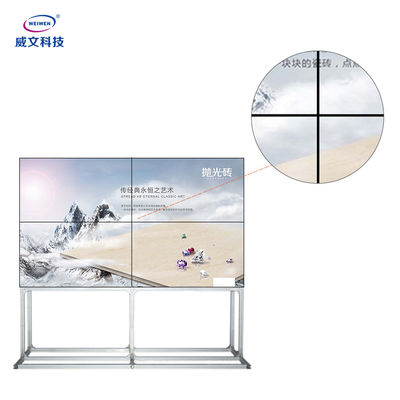 οθόνη επίδειξης τοίχων LCD 2k 4k 1.8mm Bezel 2x3 FHD ψήφισμα 49Inch