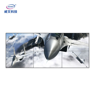 Mountable LCD τηλεοπτική επίδειξη 1920x1080/4k 3x3 LCD τοίχων τοίχων που συνδέει την οθόνη