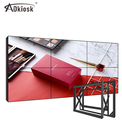 55 ίντσα 4x4 LCD που συνδέει την οθόνη 1.7mm Bezel με το υποστήριγμα αργιλίου