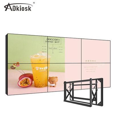 Στενή Bezel LCD τηλεοπτική επίδειξη 49in τοίχων κατακόρυφος 3x3 που διαφημίζει συνδετικός την οθόνη