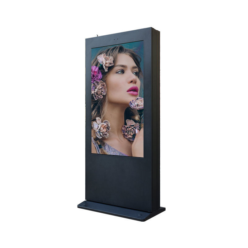 Υπαίθριο ψηφιακό σύστημα σηματοδότησης 55 VGA HDMI αντιδιαβρωτικό κιβώτιο ίντσας 1920*1080 3000nits