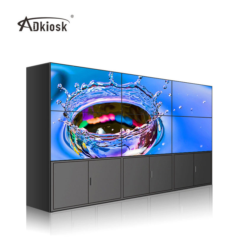 Τηλεοπτικά χρώματα επίδειξης FHD 49Inch 16.7m τοίχων LG 2x2 LCD με Bezel 3.5mm