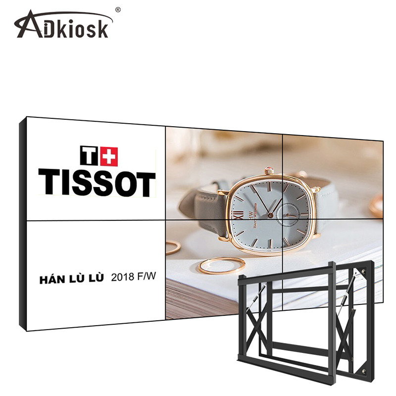 Να συνδέσει την τηλεοπτική επίδειξη 500cd/M2 12ms τοίχων οθόνης LCD για το αυτοκινητικό κατάστημα